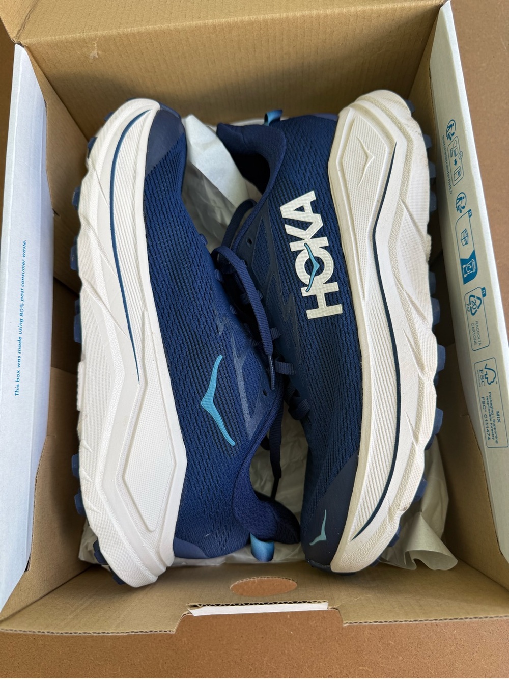 HOKA Challenger 8 Midnight Blue Size 8B - Picture 8 of 8